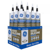 GE Silicone 2 Black Silicone 2 Window and Door Silicone 10.1 oz. (Pack of 12)