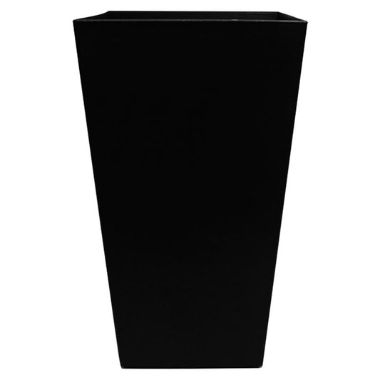 Bloem Black Plastic Square Tall Finley Planter 20 H x 11.5 W x 11.5 D in.