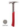 Milwaukee  22 oz. Milled Face  Framing Hammer  Steel Handle