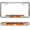 NFL - Denver Broncos Embossed License Plate Frame