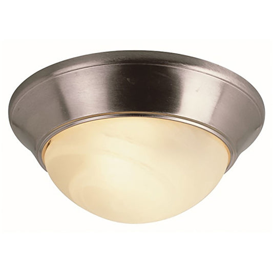 Bel Air Lighting Athena 6 in. H X 12 in. W X 12 in. L Brushed Nickel Silver Ceiling Fixture