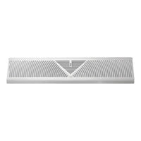 Tru Aire 4.5 in. H X 24 in. W 3-Way Powder Coat White Steel Floor Baseboard Diffuser