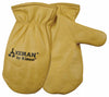 Kinco Axeman Gold Cowhide Leather Men's Outdoor Insulated Work Gloves Mittens Large