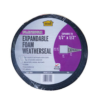 M-D Building Products Platinum Black Foam Weather Stripping Tape For Gaps and Openings 20 ft. L X 0.5 in.
