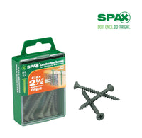 SPAX No. 12 x 2-1/2 in. L Phillips/Square Flat Head High Corrosion Resistant Steel Multi-Purpose Screw