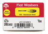 Hillman Yellow Dichromate Steel 5/16 in. USS Flat Washer 100 pk