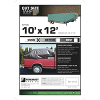 Foremost Tarp Co. Dry Top 10 ft. W X 12 ft. L Light Duty Polyethylene Reversible Tarp Brown/Green