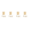National Hardware 3/4 in. L Solid Brass Door Hinge 4 pk - Deal of The Week