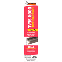 Frost King Brown Plastic Weather Seal For Doors 7 ft. L X 1 in.