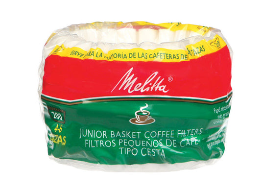 Melitta 4-6 cups White Basket Coffee Filter 200 pk