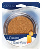Spectrum .25 in. H X 4 in. W X 1.3 in. L Clear Plastic Coaster Set