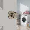 Kwikset Tylo Antique Brass Passage Lockset 1-3/4 in.