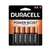 Duracell Coppertop AA Alkaline Batteries 8 pk Carded (Pack of 8)
