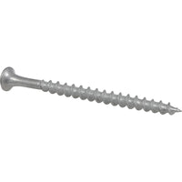 HILLMAN Weather Maxx 3 No. 8 Ga. X 2-1/2 in. L Gray Phillips Bugle Head Deck Screws 50 pk
