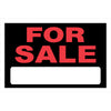 Hillman English Black For Sale Sign 8 in. H X 12 in. W (Pack of 6)