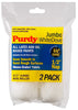 Purdy White Dove Woven Fabric 4.5 in. W X 1/2 in. Jumbo Mini Paint Roller Cover 2 pk