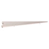 Knape & Vogt White Steel Bracket 16 Ga. 10-1/2 in. L 225 lb. (Pack of 10)