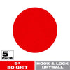 Diablo Hook and Lock 9 in. L X 9 in. W Aluminum Oxide 80 Grit Coarse Drywall ROS Disk