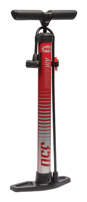 Bell Sports Steel Bicycle Pump Red