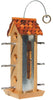Perky-Pet Tin Jay Wild Bird 2 lb Wood Twig Bird Feeder 6 ports (Pack of 2)