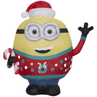 Gemmy Minion with Ugly Sweater 4 ft. Inflatable