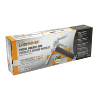 Lubrimatic Metal Black 5000 PSI 14 oz. Capacity Standard Manual Grease Gun 14.3 Lx2.5 Hx5.5 W in.