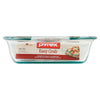 Pyrex 13-3/4 in. W x 7-3/4 in. L Oblong Dish Clear (Pack of 4)