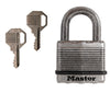Master Lock 1-7/16 in. H X 13/16 in. W X 2 in. L Steel Ball Bearing Locking Padlock Keyed Alike