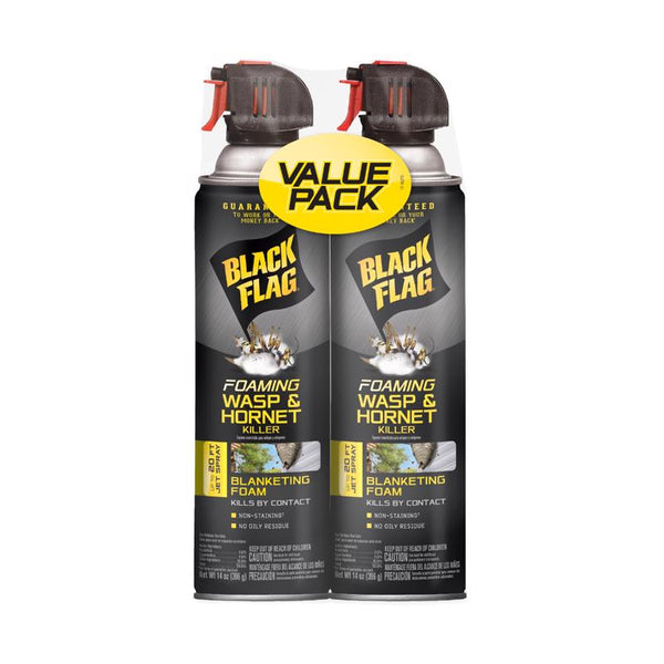 Espuma mataavispas y avispones Black Flag, 14 oz