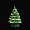 Mr. Christmas LED Green Nostalgic Ceramic Christmas Tree 14 in.