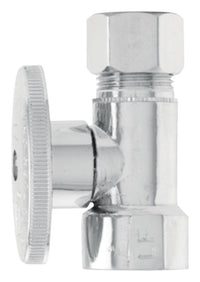 Keeney Chrome Plated Brass Lead Free Quarter Turn Straight Valve 1/2 FIP x 1/2 O.D. in. - Deal of The Week