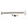 Fluidmaster 1/2 in. Ballcock Ah X 7/8 in. D Ballcock 12 in. Stainless Steel Toilet Supply Line