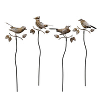 Alpine Bronze Metal 32 in. H Bird Outdoor Garden Stake (Pack of 12)