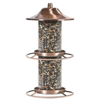 Perky-Pet Wild Bird 4.5 lb. Copper Panarama Bird Feeder - Deal of The Week