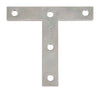 National Hardware 4 in. H X 4 in. W Zinc-Plated Steel Tee Plate