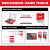 Milwaukee Packout 1/4 and 3/8 in. drive Metric and SAE Ratchet and Socket Set 90 teeth