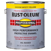 Rust-Oleum Professional High Performance Gloss Safety Yellow Protective Enamel Indoor and Outdoor (Pack of 2)