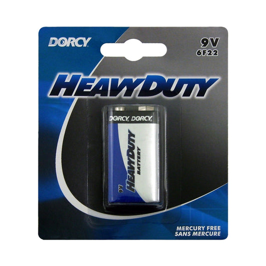 Dorcy Mastercell 9-Volt Zinc Carbon Batteries 1 pk Carded