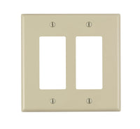 Leviton Midway Ivory 2 gang Nylon Decorator Wall Plate 1 pk - Deal of The Week
