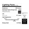 Feit Enhance G16.5 E26 (Medium) Filament LED Bulb Daylight 60 Watt Equivalence 2 pk