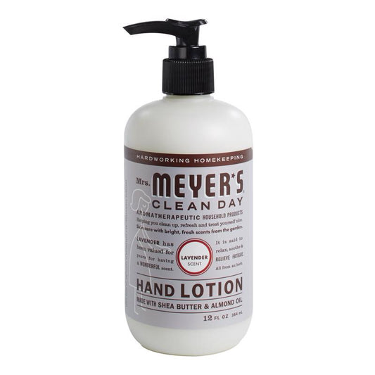 Mrs. Meyer's Clean Day Lavender Scent Hand Lotion 12 oz (Pack of 6)