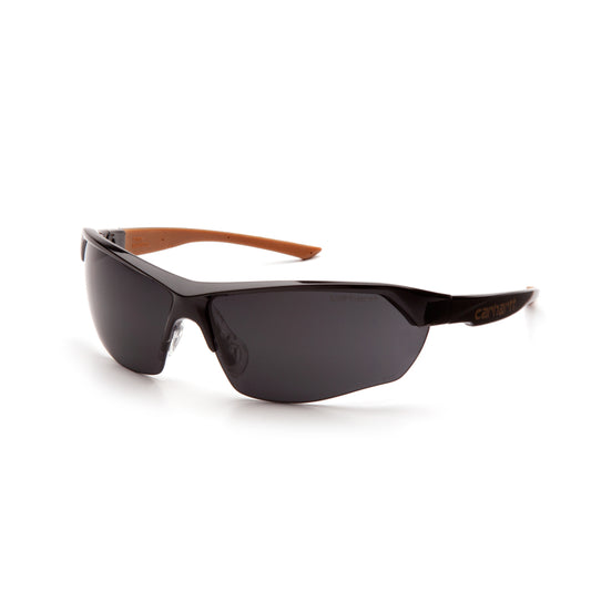 Carhartt Braswell Anti-Fog Safety Glasses Gray Lens Black Frame 1 pc