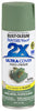 Rust-Oleum Painter's Touch Ultra Cover Satin Moss Green Spray Paint 12 oz. (Pack of 6)