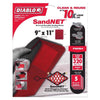 Diablo SandNet 9 in. L X 11 in. W 320 Grit Ceramic Blend All Purpose Sandpaper 5 pk