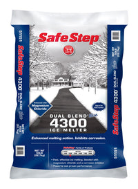 Safe Step 4300 Dual Blend Ice Melt 50 lb -Pet Friendly Magnesium/Sodium Chloride - Open Box