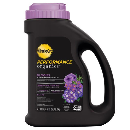 Miracle-Gro Performance Organics Blooms Granules Plant Food 2.5 lb.