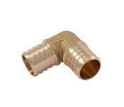SharkBite Push to Connect 1 in. Barb X 1 in. D Barb Brass 90 Degree Elbow - Open Box
