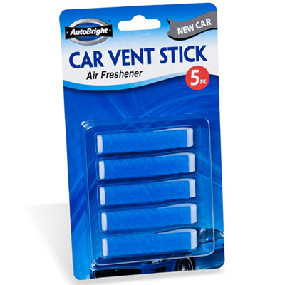 Car Air Freshener, Vent Stick, New Car, 5-Pk.