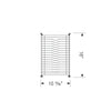 Stainless Steel Floating Dish Rack (Diamond 2.0)