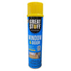 Great Stuff Window & Door Yellow Polyurethane Insulating Foam Sealant 20 oz (Pack of 12)